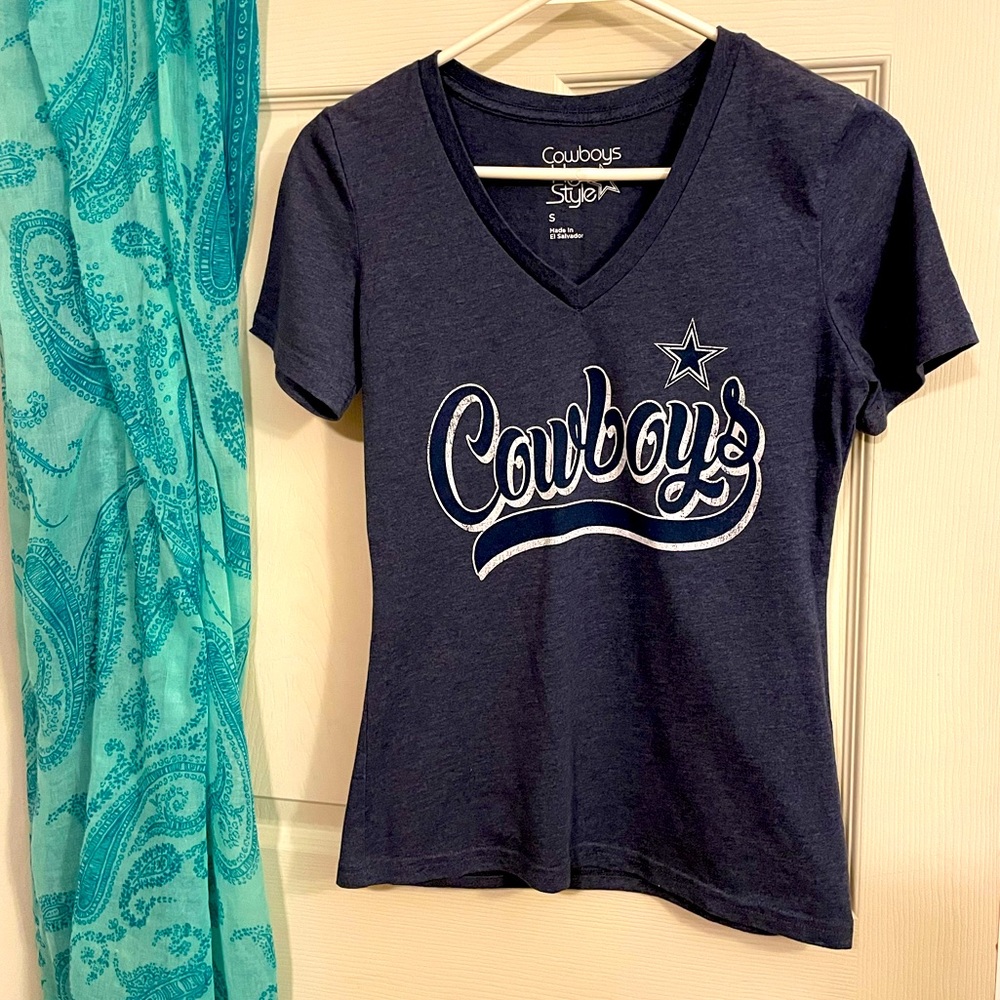 Cowboys Football Fitted T-Shirt